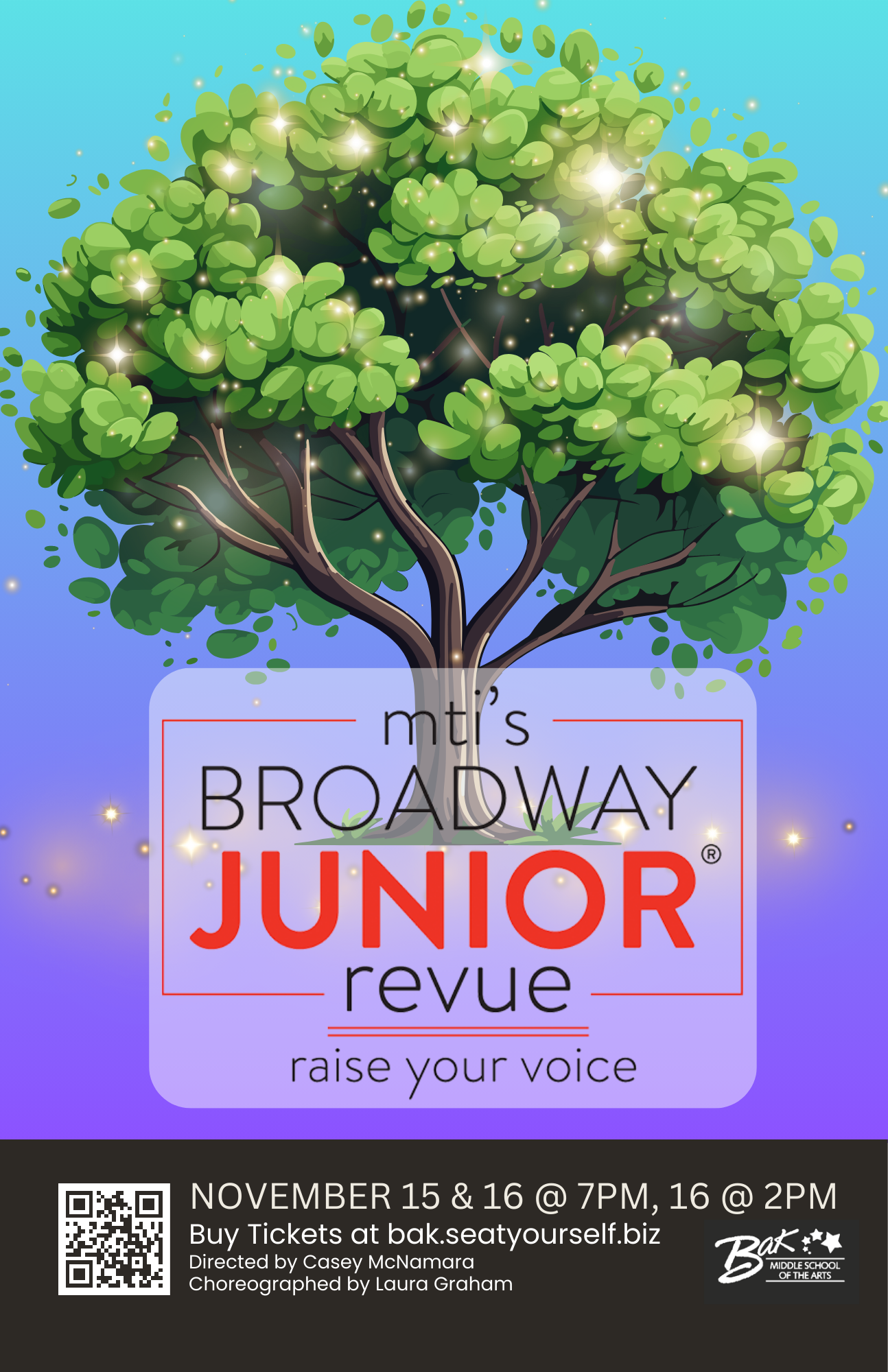 MTI's Broadway Junior Review show poster